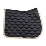 PS of Sweden Vintage Monogram Jump Saddle Pad - Black - PS of Sweden - Equiluxe Tack