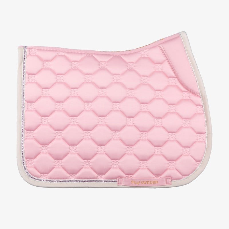 PS of Sweden Vintage Monogram Jump Saddle Pad - Hortensia pink - PS of Sweden - Equiluxe Tack