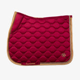 PS of Sweden Vintage Monogram Jump Saddle Pad - Midnight Fuchsia - PS of Sweden - Equiluxe Tack