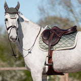 PS of Sweden Vintage Monogram Jump Saddle Pad - Mist Green - PS of Sweden - Equiluxe Tack