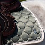PS of Sweden Vintage Monogram Jump Saddle Pad - Mist Green - PS of Sweden - Equiluxe Tack