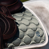 PS of Sweden Vintage Monogram Jump Saddle Pad - Mist Green - PS of Sweden - Equiluxe Tack