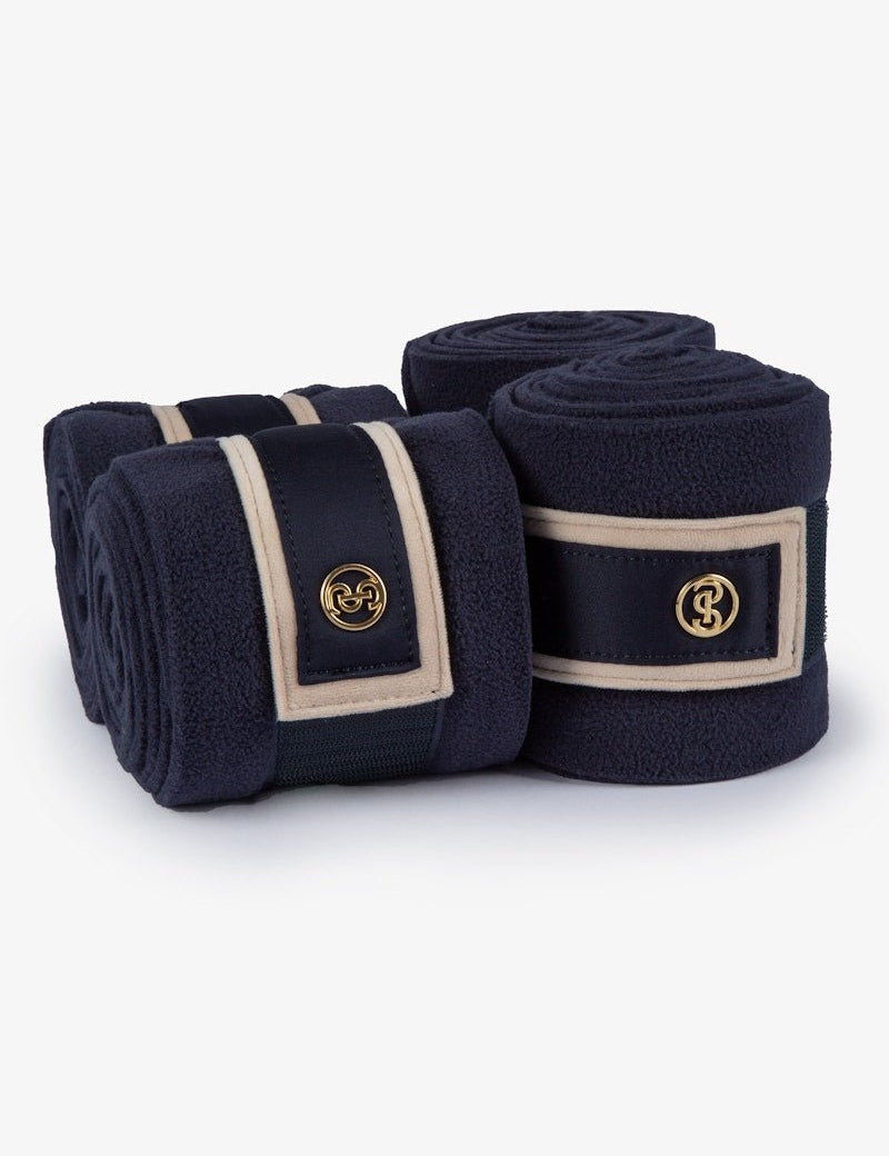 PS of Sweden Vintage Monogram Polos - Navy - PS of Sweden - Equiluxe Tack