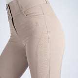 PS of Sweden Zephyra Laser Cut Breeches - Greige - PS of Sweden - Equiluxe Tack
