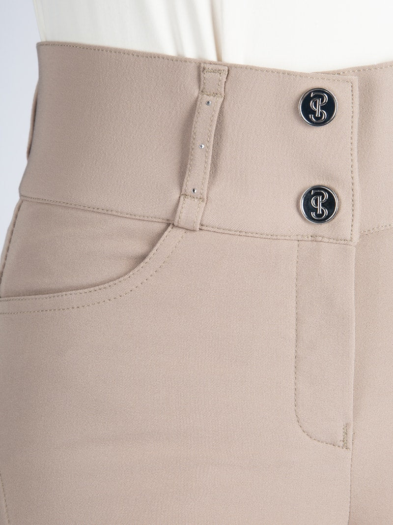 PS of Sweden Zephyra Laser Cut Breeches - Greige - PS of Sweden - Equiluxe Tack