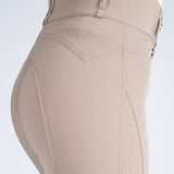 PS of Sweden Zephyra Laser Cut Breeches - Greige - PS of Sweden - Equiluxe Tack