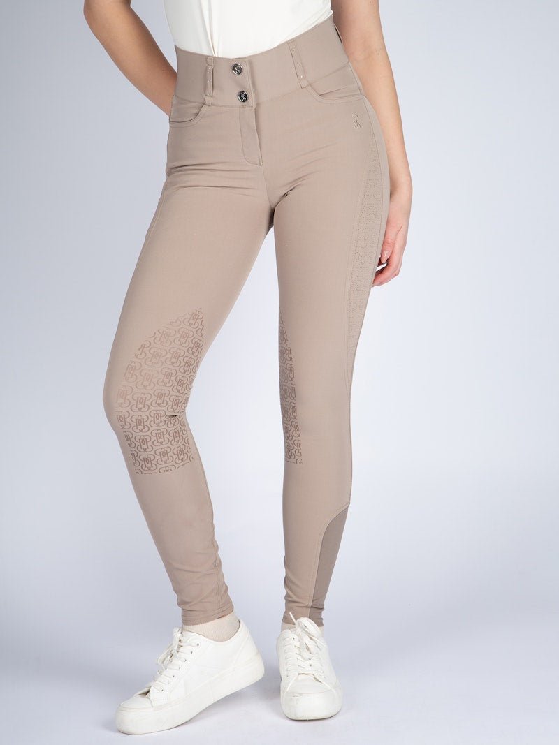 PS of Sweden Zephyra Laser Cut Breeches - Greige - PS of Sweden - Equiluxe Tack