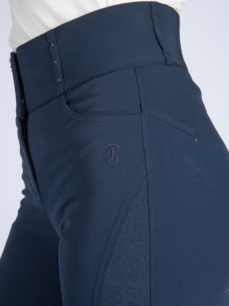 PS of Sweden Zephyra Laser Cut Breeches - Navy - PS of Sweden - Equiluxe Tack