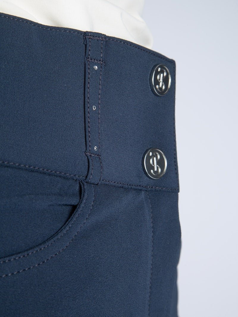 PS of Sweden Zephyra Laser Cut Breeches - Navy - PS of Sweden - Equiluxe Tack