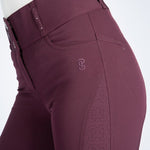 PS of Sweden Zephyra Laser Cut Breeches - Wine - PS of Sweden - Equiluxe Tack