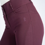 PS of Sweden Zephyra Laser Cut Breeches - Wine - PS of Sweden - Equiluxe Tack