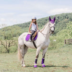 Purple Amethyst Brushing Boots - Equestroom - Equiluxe Tack