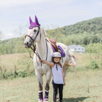 Purple Amethyst Brushing Boots - Equestroom - Equiluxe Tack