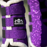 Purple Amethyst Brushing Boots - Equestroom - Equiluxe Tack