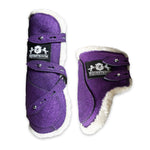 Purple Amethyst Open - Front Boots - Equestroom - Equiluxe Tack