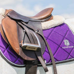 Purple Amethyst Saddle Pad Set - Equestroom - Equiluxe Tack