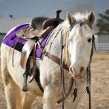Purple Amethyst Western Saddle Pad - Equestroom - Equiluxe Tack