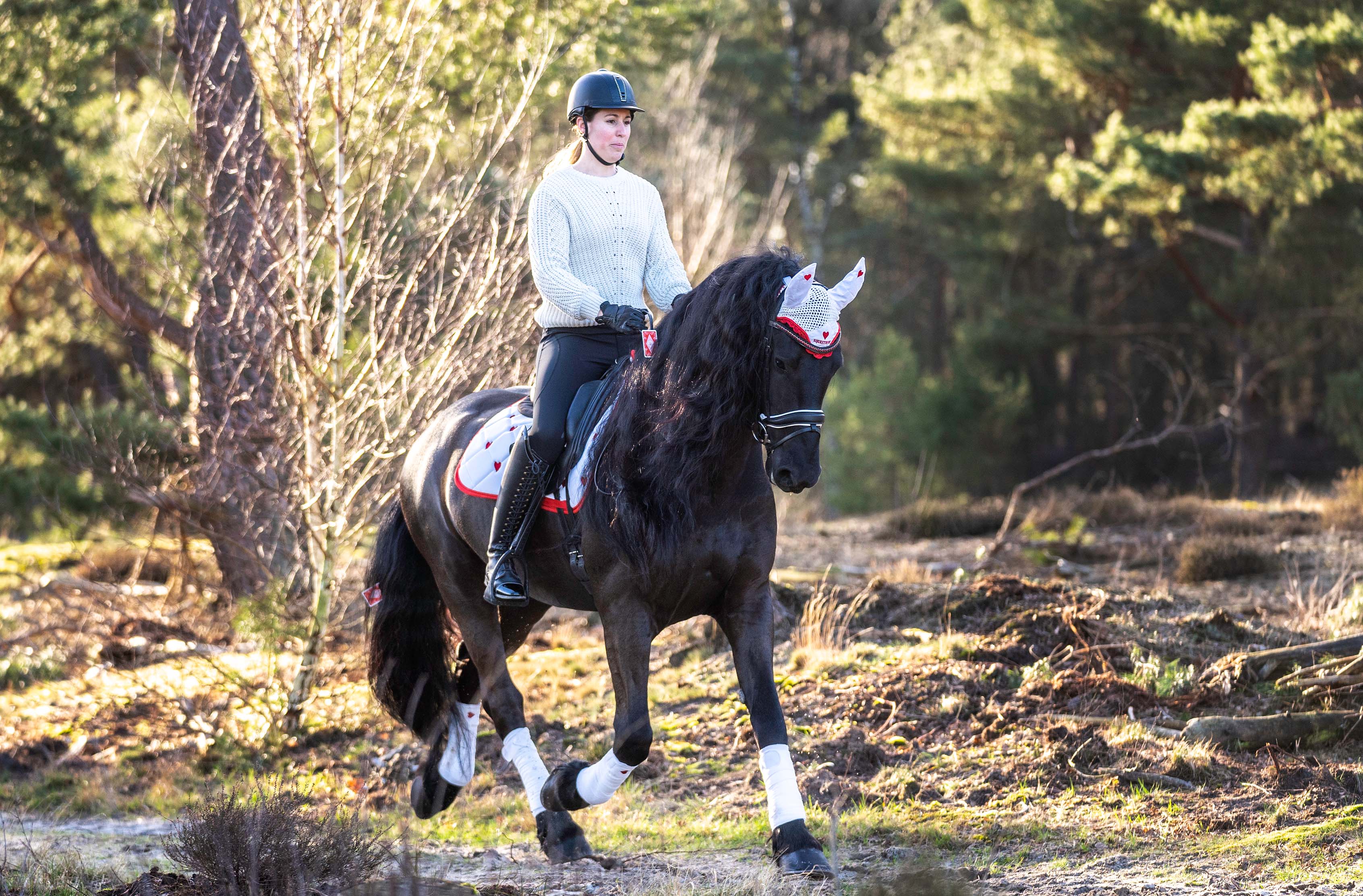 Queen Of Hearts Polo Wraps - Equestroom - Equiluxe Tack