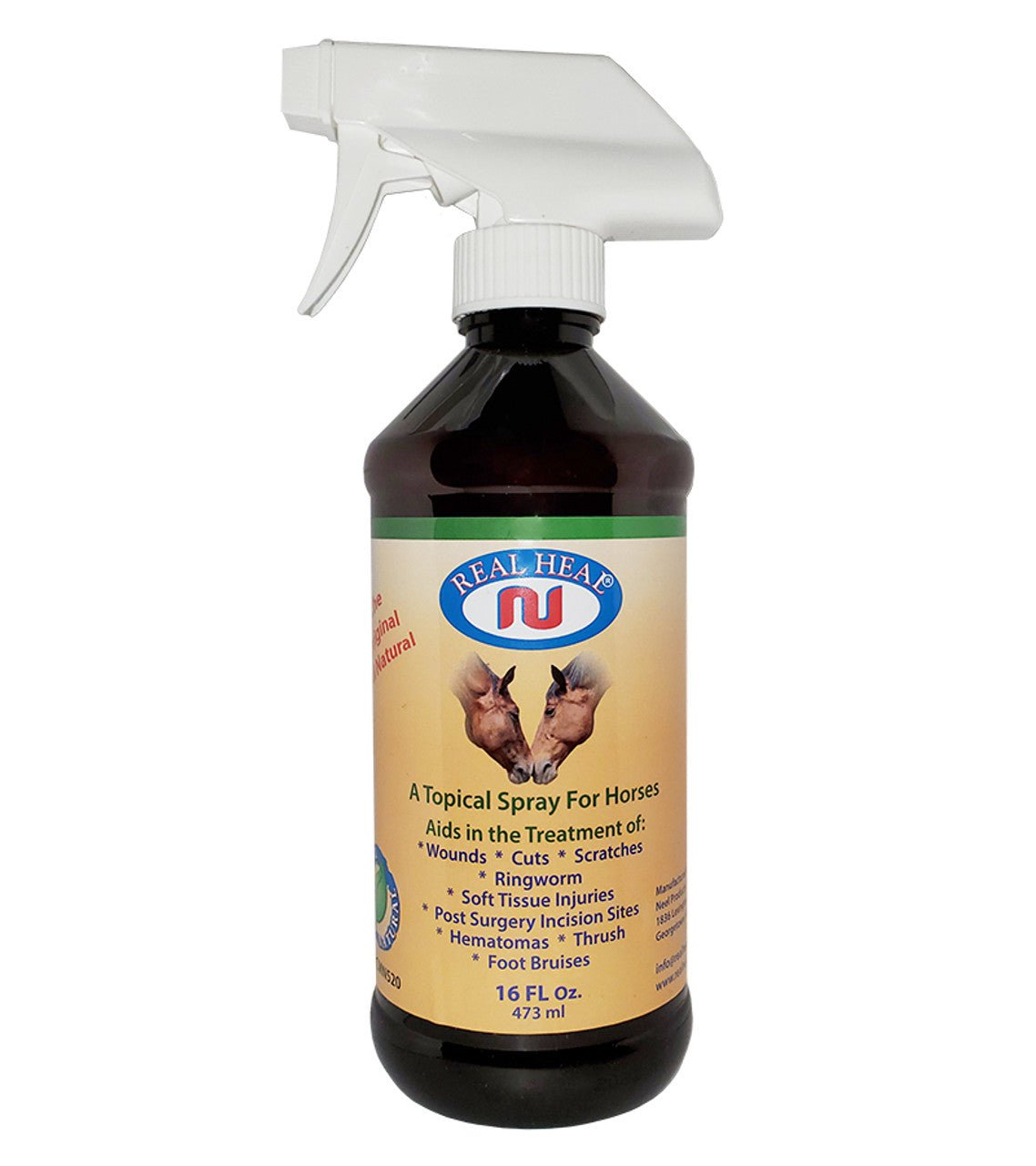 Real Heal® Topical Spray 16 oz. - Equiluxe Tack