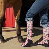 Red Barn Socks "Barn Crush" - Red Barn Socks - Equiluxe Tack