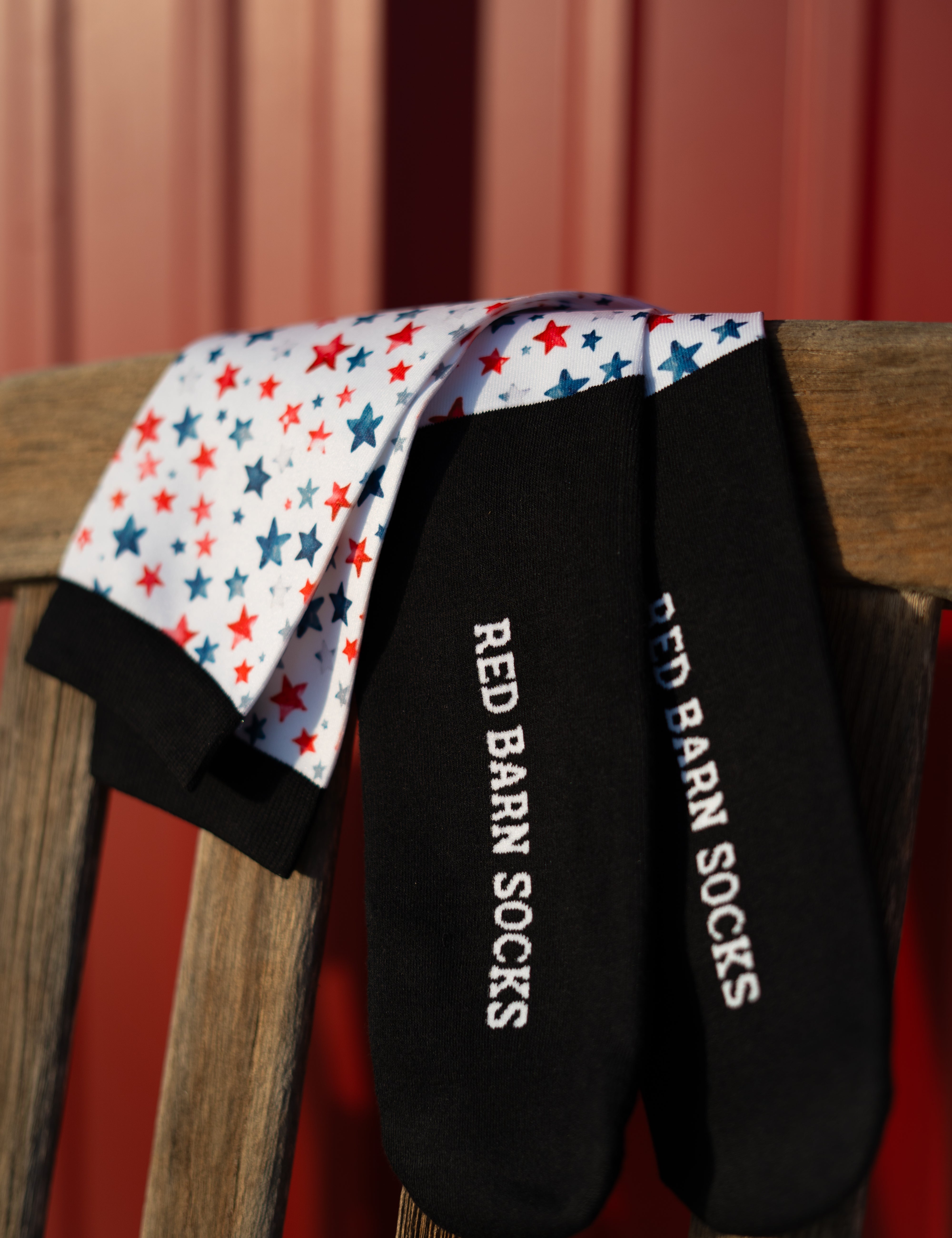 Red Barn Socks "Be A Star" - Red Barn Socks - Equiluxe Tack
