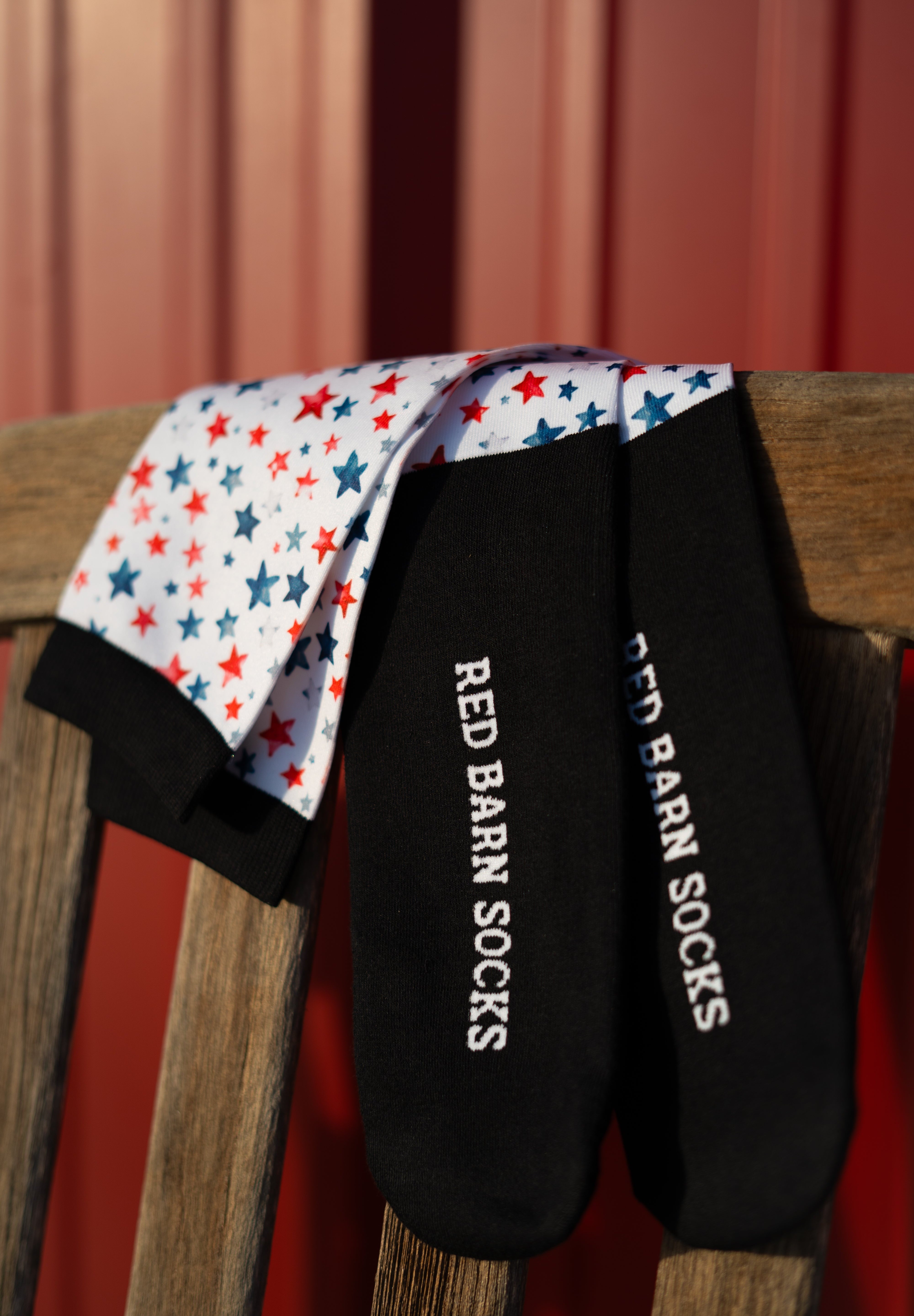 Red Barn Socks "Be A Star" - Red Barn Socks - Equiluxe Tack