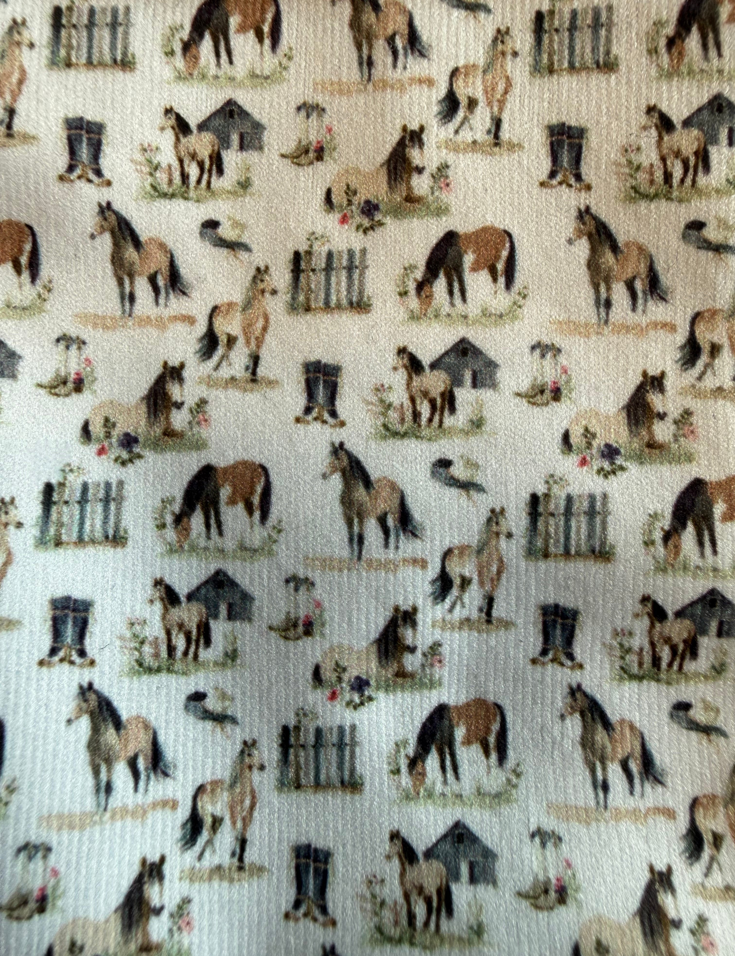 Red Barn Socks "Hay There Bestie" - Petite - Red Barn Socks - Equiluxe Tack