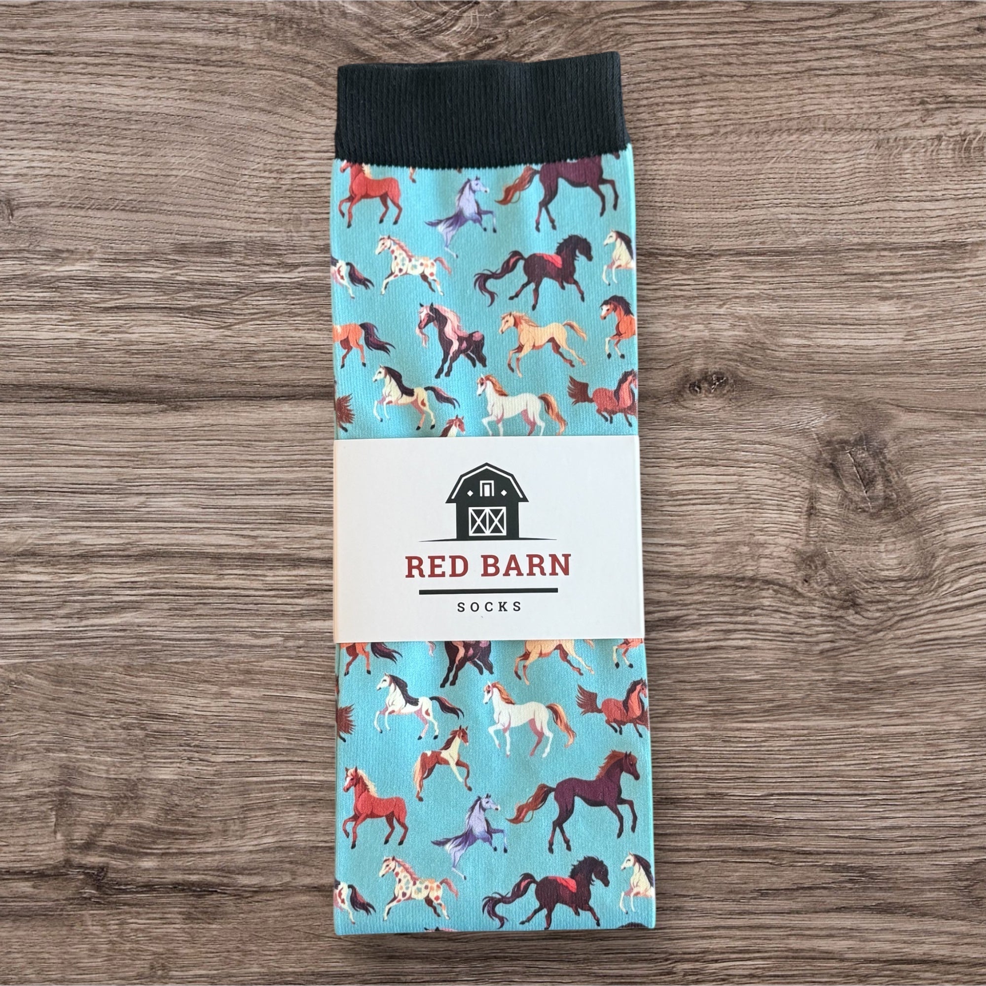 Red Barn Socks "Horsin' Around" - Petite - Red Barn Socks - Equiluxe Tack