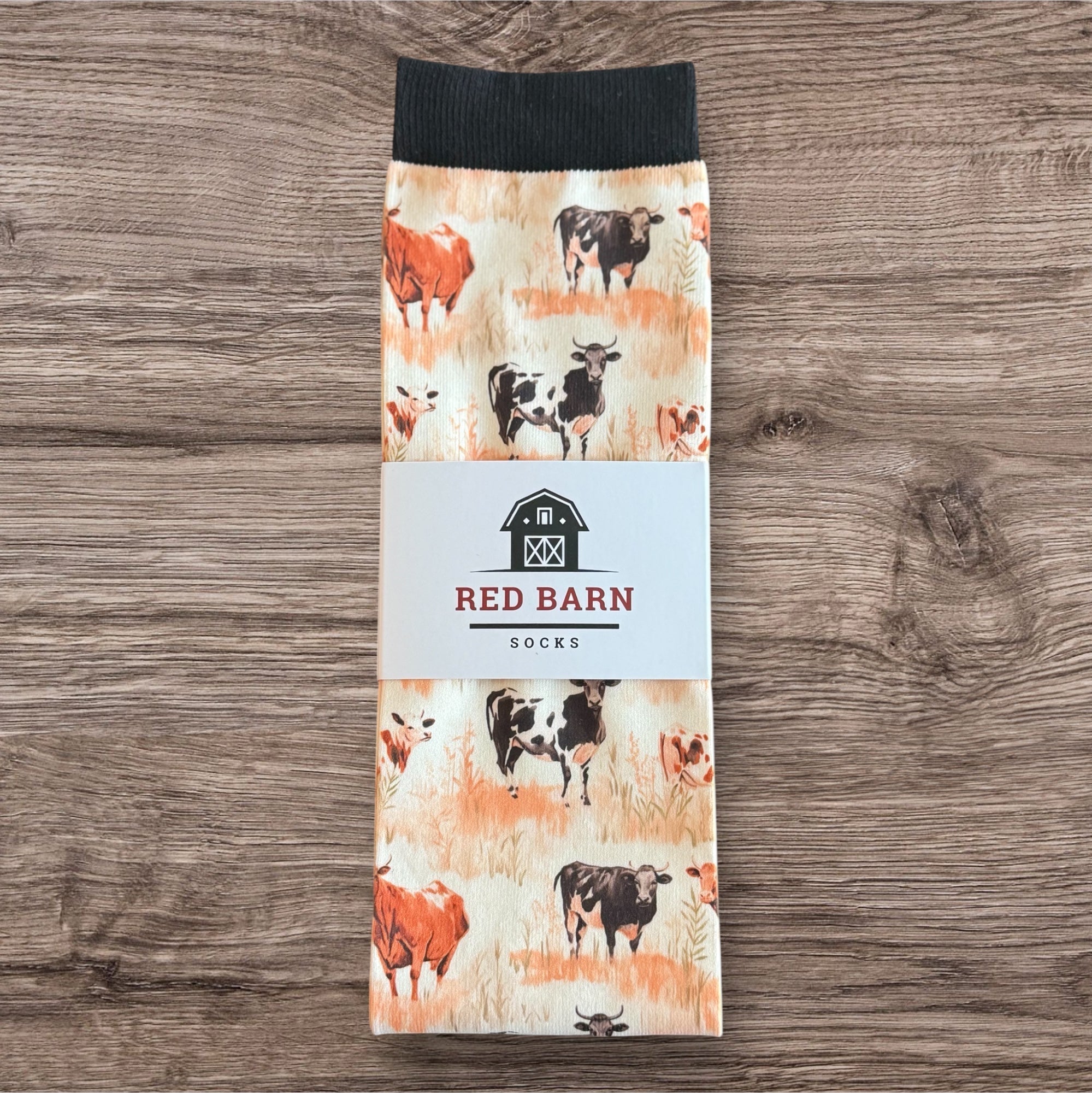 Red Barn Socks "Moo'd Boost" - Red Barn Socks - Equiluxe Tack