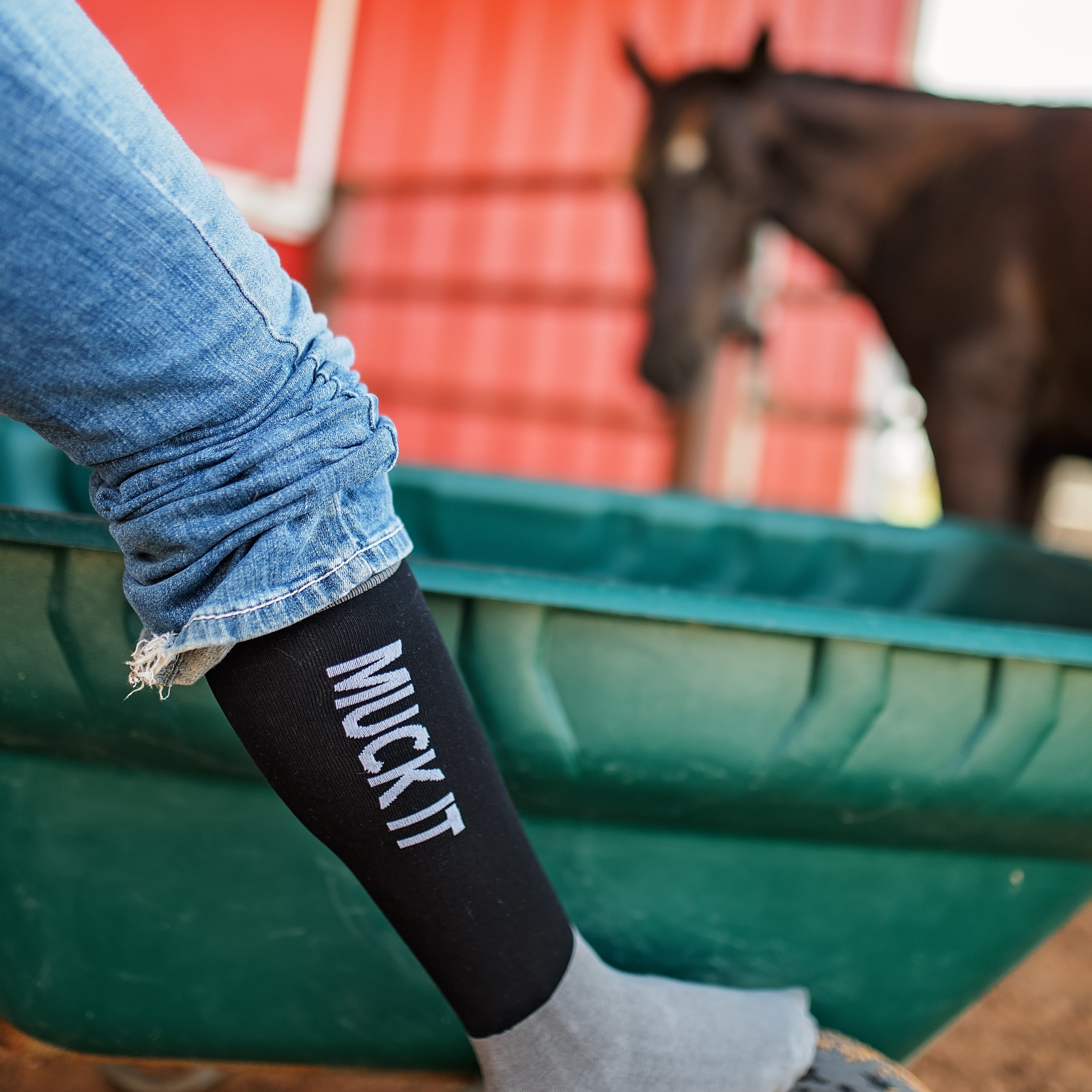 Red Barn Socks MUCK IT - Equiluxe Tack