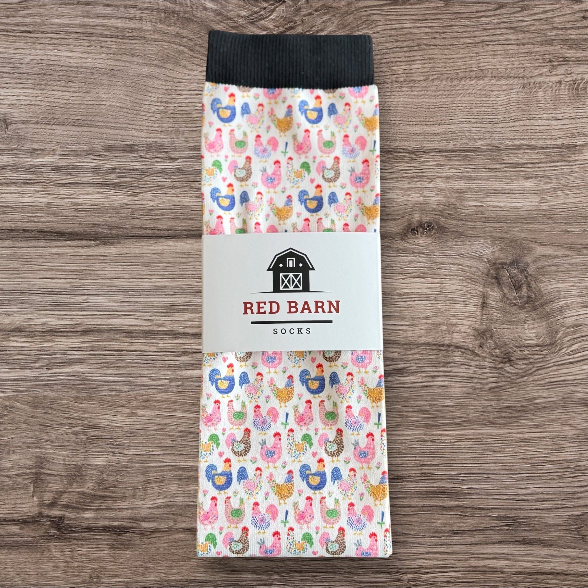 Red Barn Socks Peck Yeah! - Equiluxe Tack