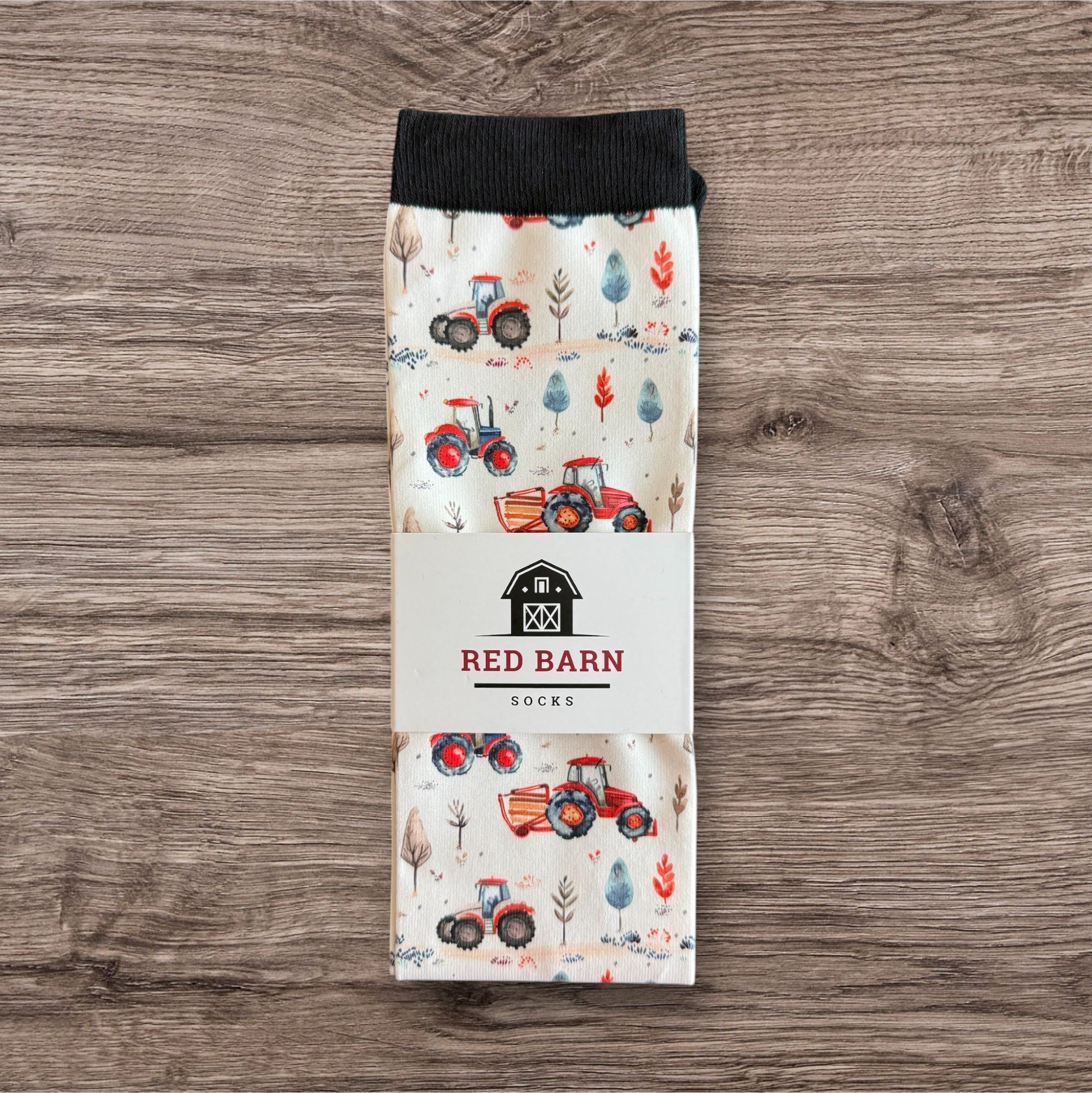 Red Barn Socks "Tractor Tracks" - Red Barn Socks - Equiluxe Tack