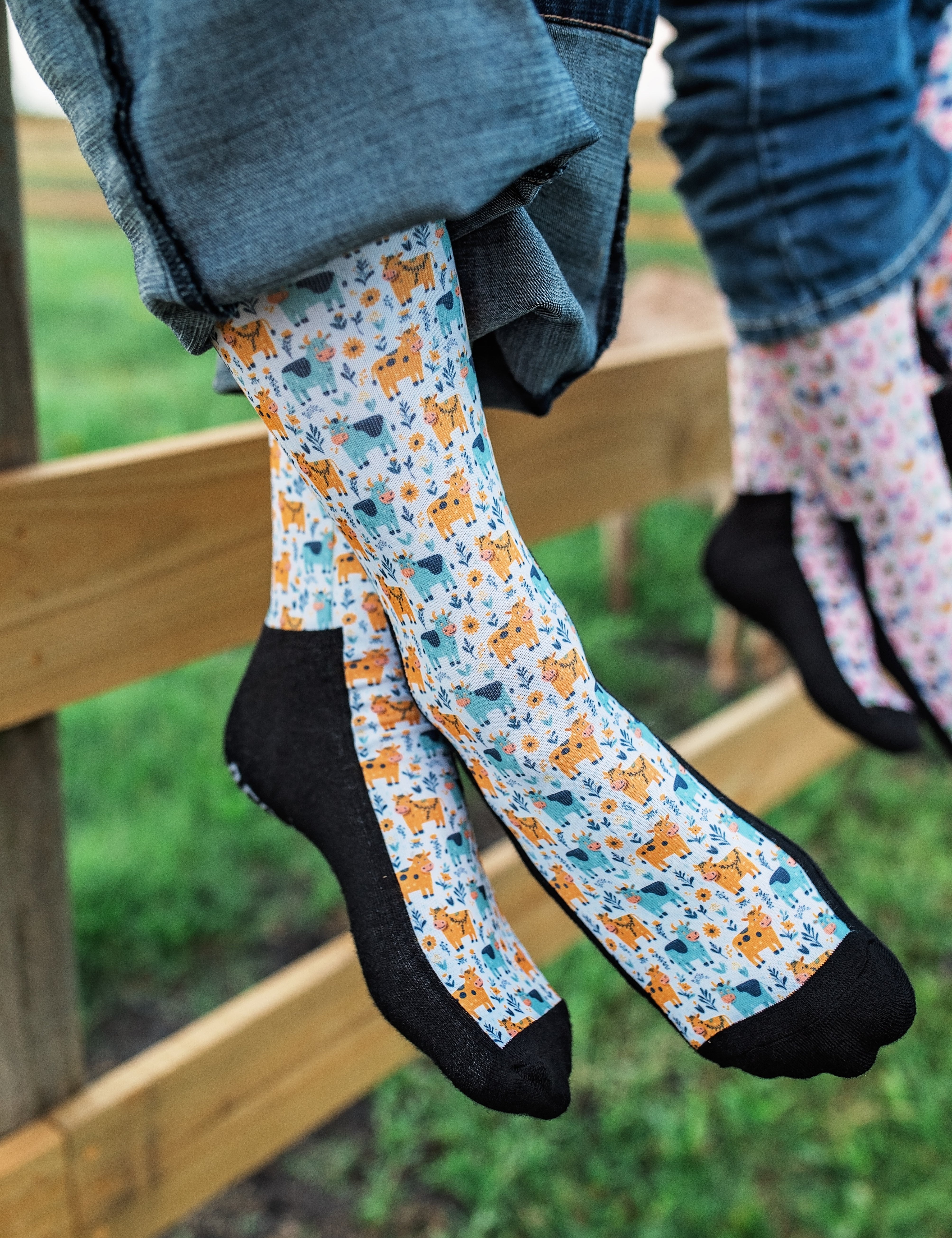 Red Barn Socks Udderly Cute - Equiluxe Tack