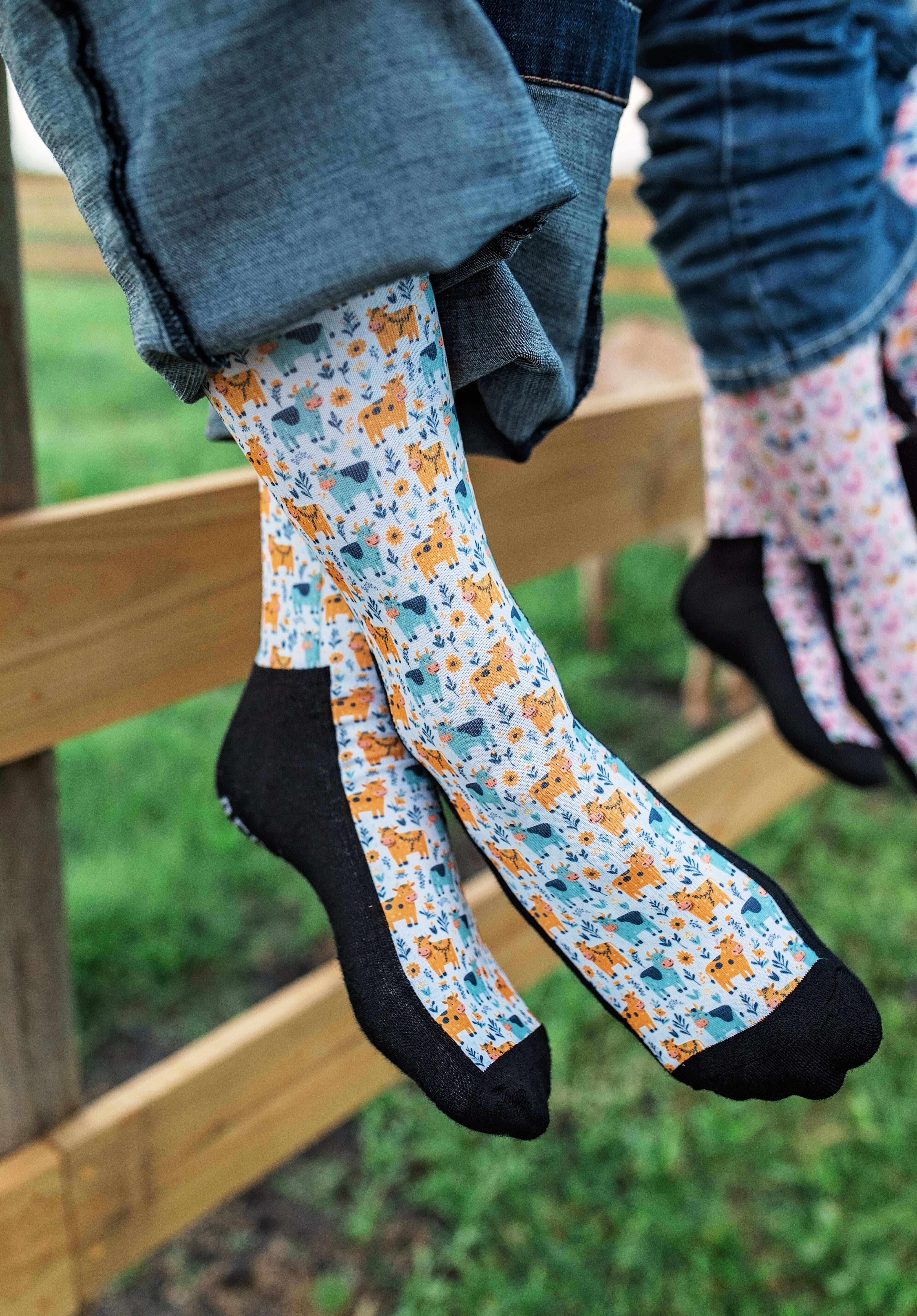 Red Barn Socks Udderly Cute - Equiluxe Tack