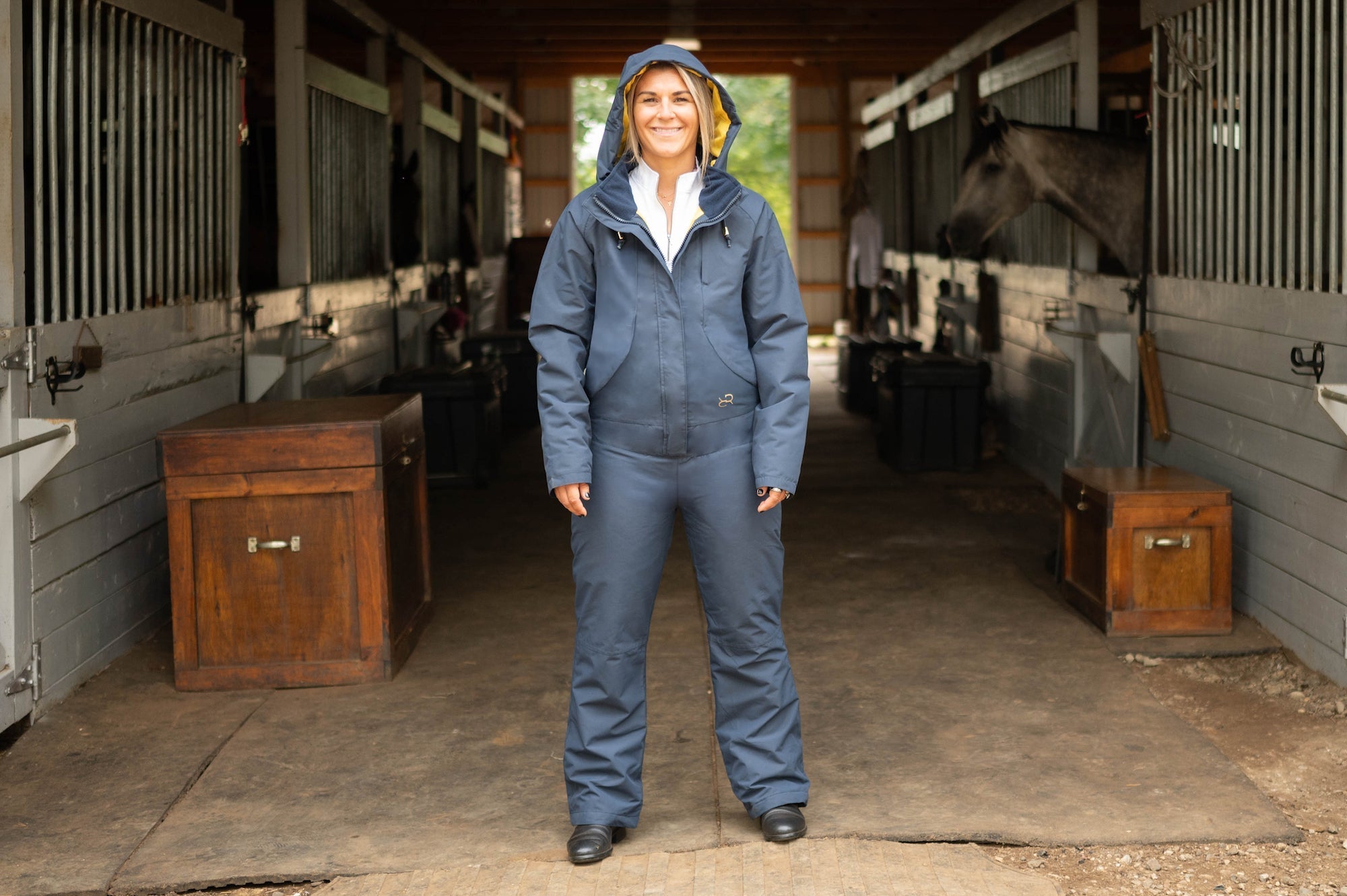Redingote Winter Insulated Jumpsuit 4.0 - Blue Nights - REDINGOTE - Equiluxe Tack