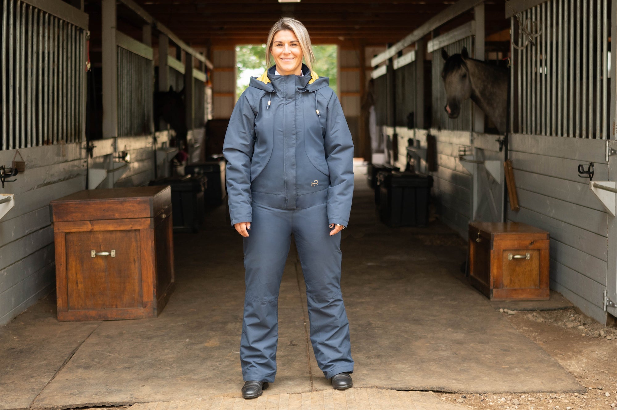 Redingote Winter Insulated Jumpsuit 4.0 - Blue Nights - REDINGOTE - Equiluxe Tack