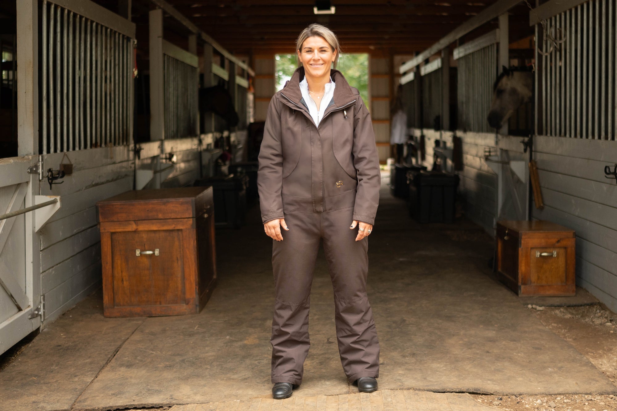 Redingote Winter Insulated Jumpsuit 4.0 - Chocolate - REDINGOTE - Equiluxe Tack