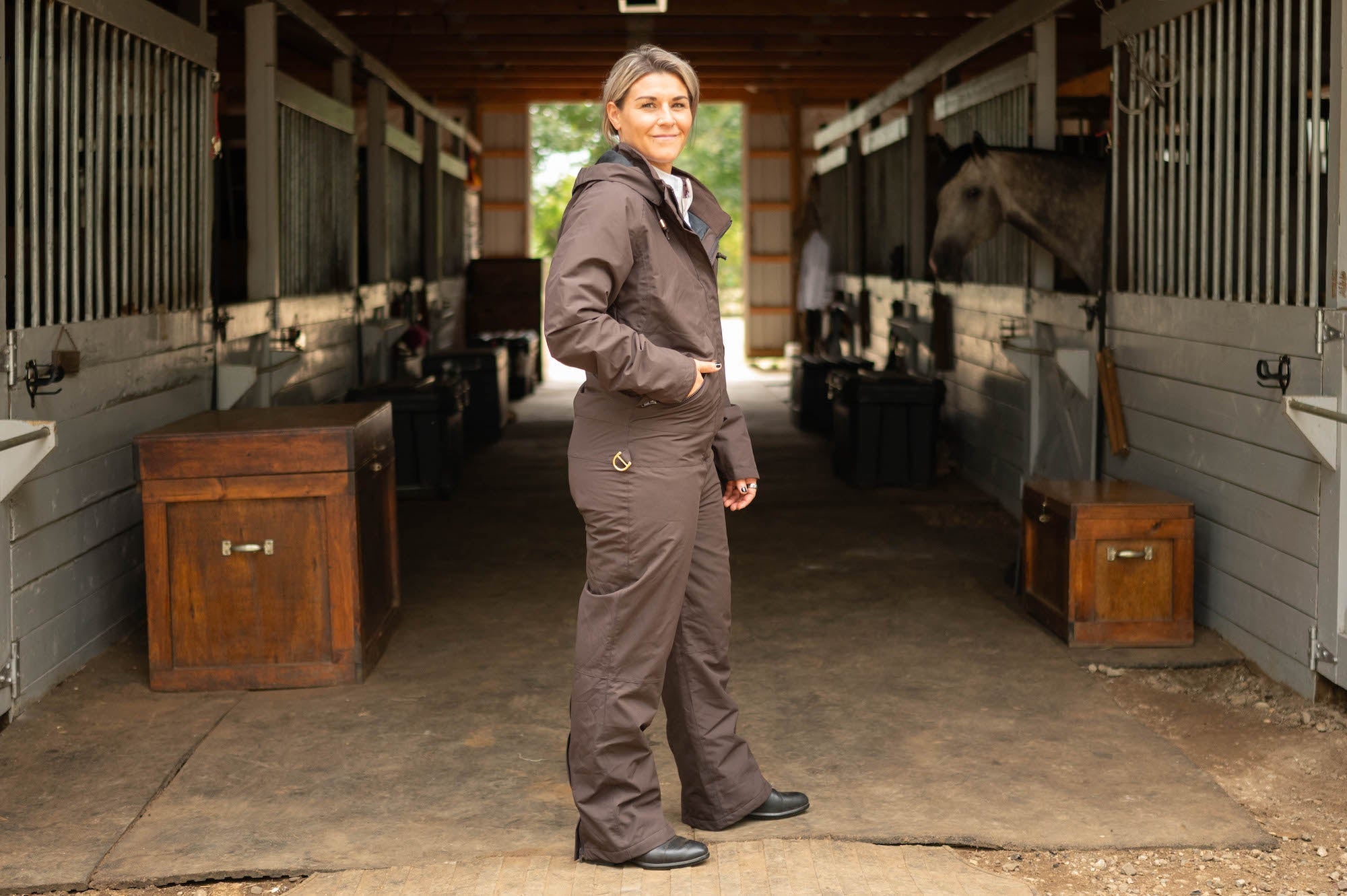 Redingote Winter Insulated Jumpsuit 4.0 - Chocolate PRE - ORDER - REDINGOTE - Equiluxe Tack