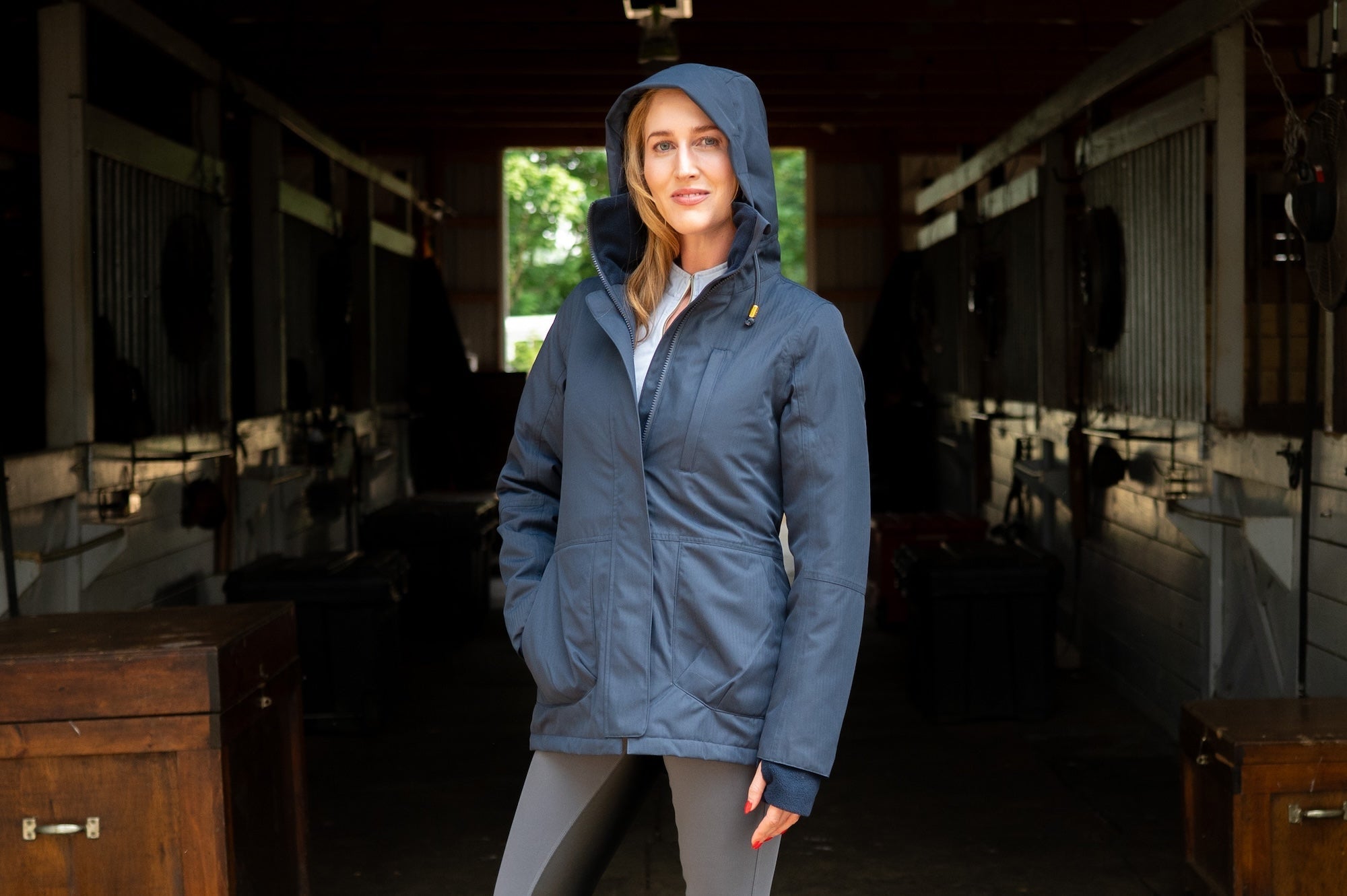 Redingote Winter Insulated Riding Jacket 2.0 - Blue Nights - REDINGOTE - Equiluxe Tack