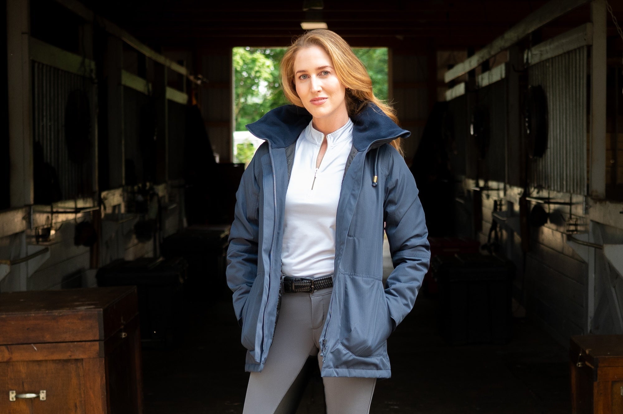 Redingote Winter Insulated Riding Jacket 2.0 - Blue Nights - REDINGOTE - Equiluxe Tack