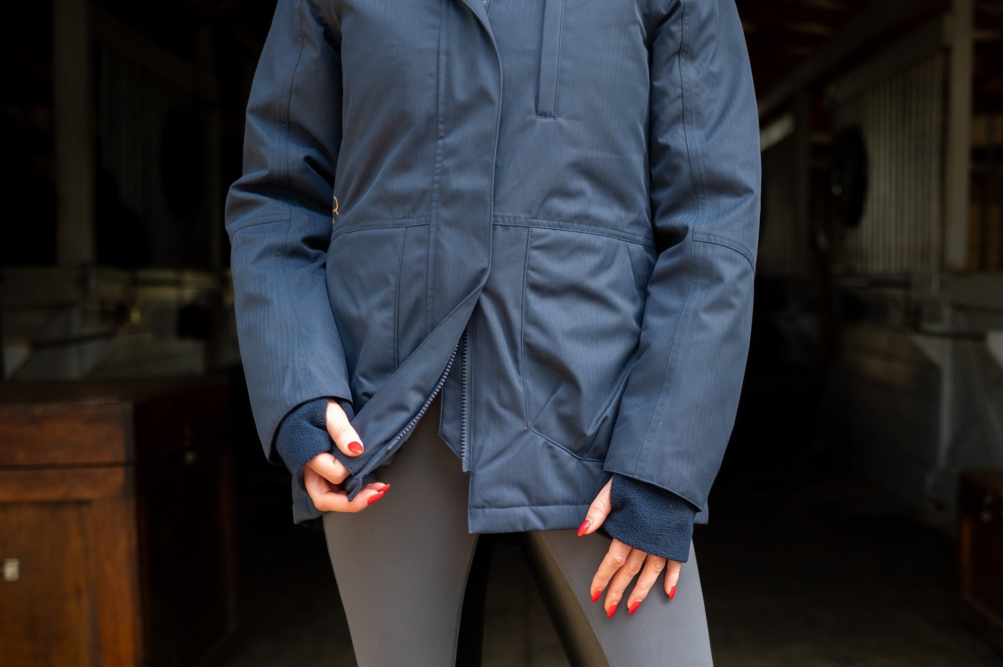 Redingote Winter Insulated Riding Jacket 2.0 - Blue Nights - REDINGOTE - Equiluxe Tack