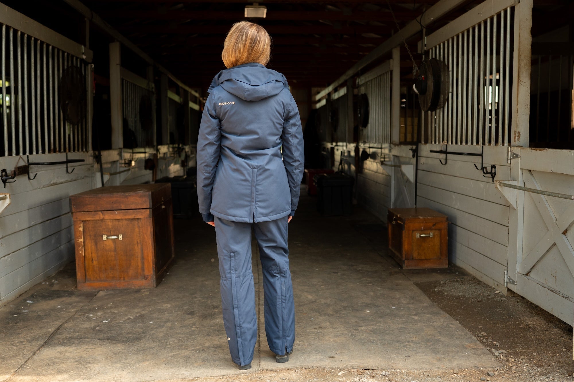 Redingote Winter Insulated Riding Jacket 2.0 - Blue Nights - REDINGOTE - Equiluxe Tack