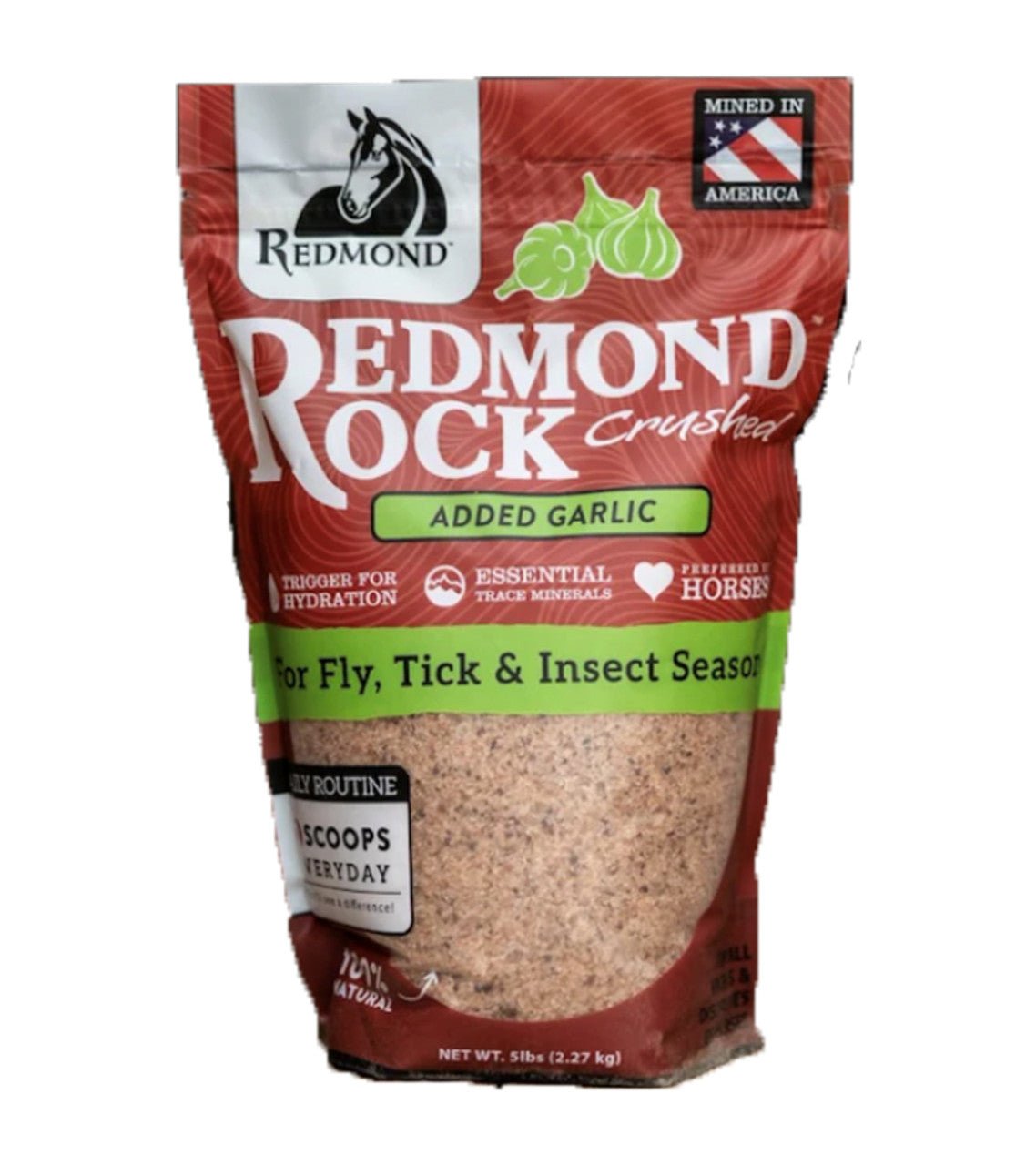 Redmond™ Daily Red® Crushed™ Garlic Mineral Supplement 5 lb. - Redmond - Equiluxe Tack