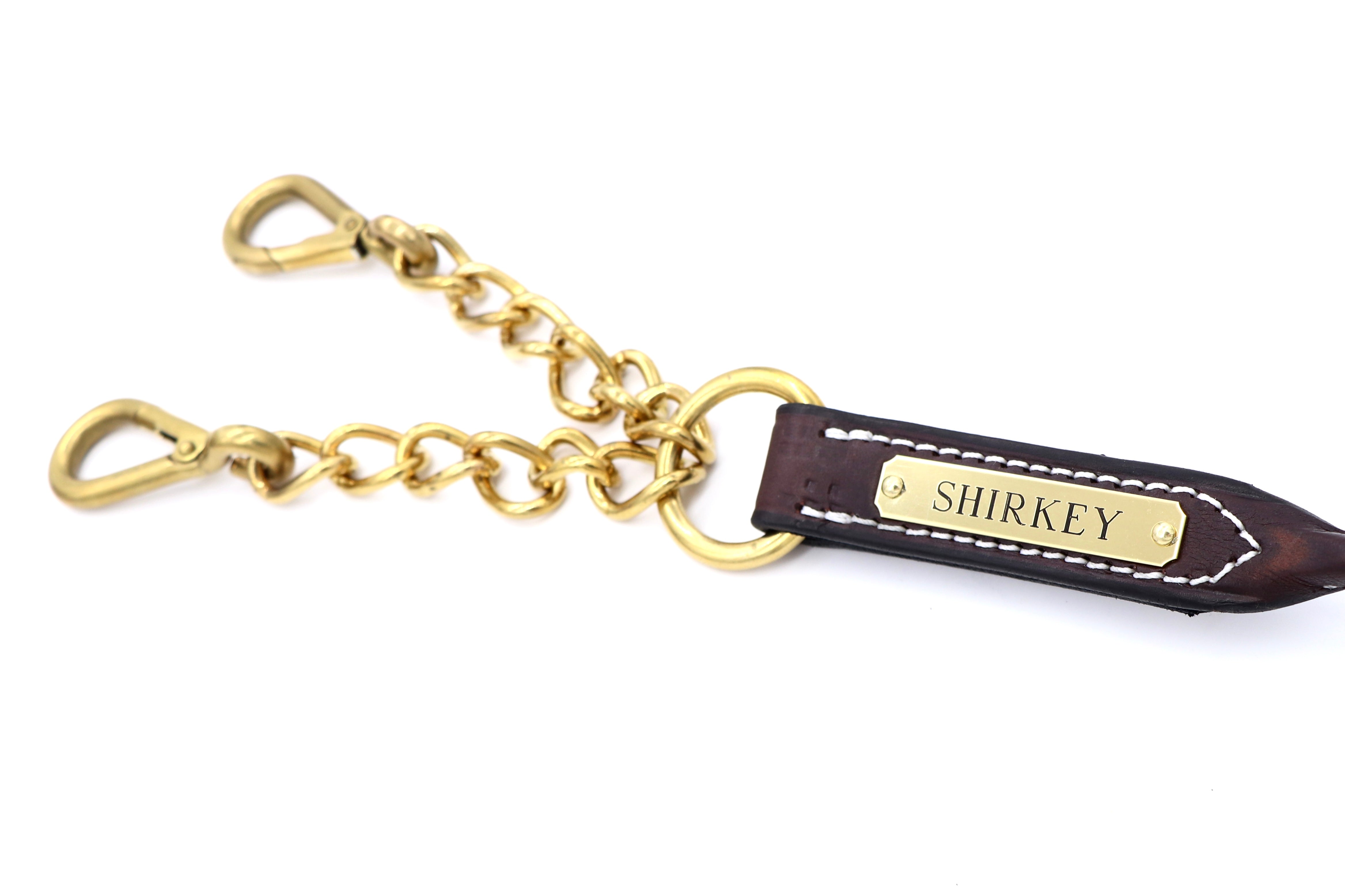 Remarkable Leather Goods Classic Lead Nameplate - Remarkable Leather Goods - Equiluxe Tack