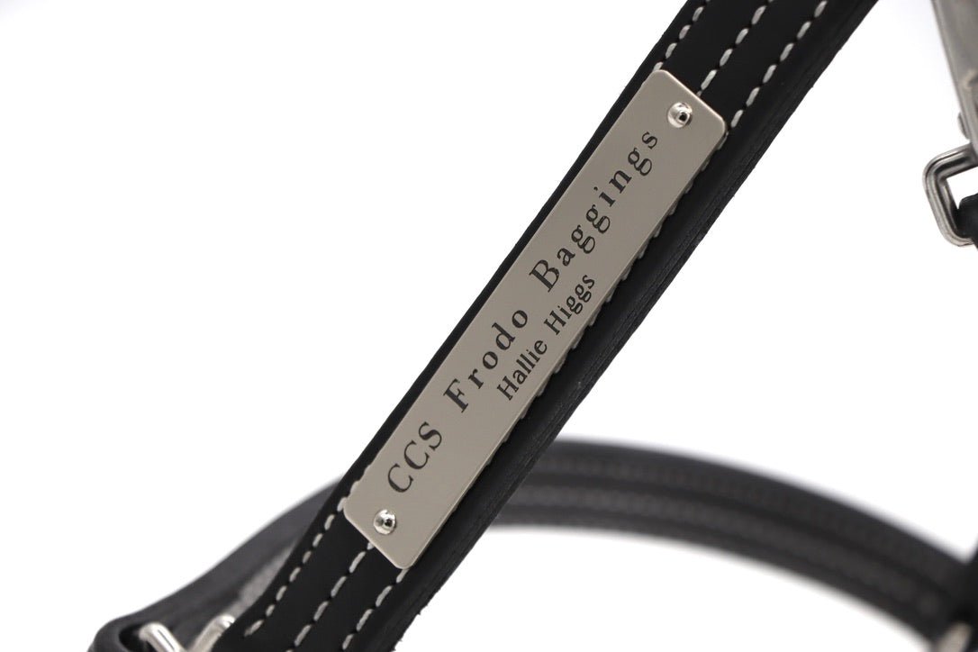 Remarkable Leather Goods Elegant Halter Nameplate - Remarkable Leather Goods - Equiluxe Tack