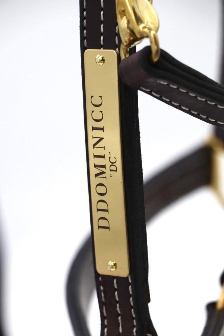 Remarkable Leather Goods Elegant Halter Nameplate - Remarkable Leather Goods - Equiluxe Tack