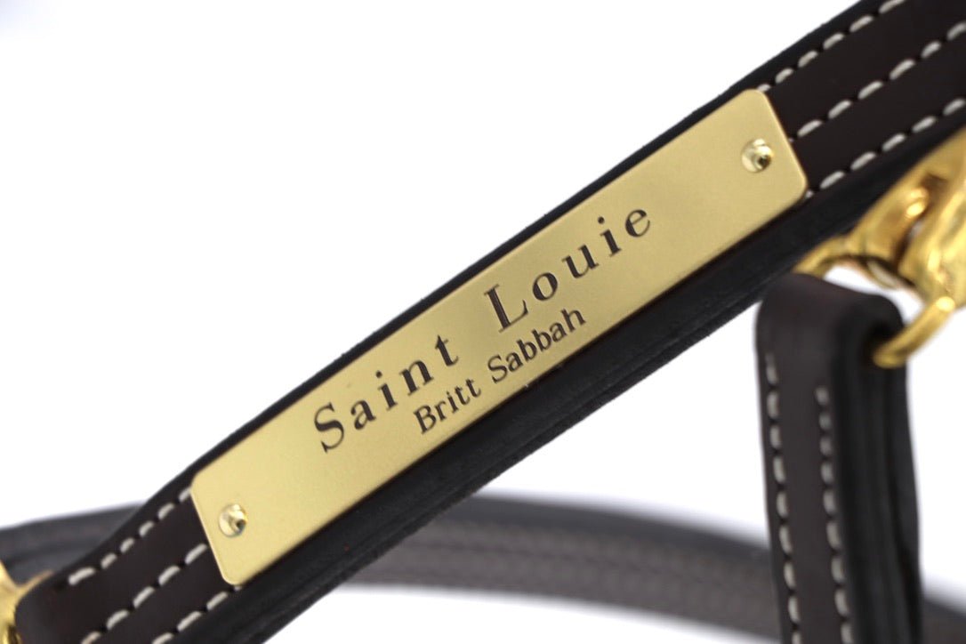 Remarkable Leather Goods Elegant Halter Nameplate - Remarkable Leather Goods - Equiluxe Tack