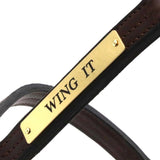 Remarkable Leather Goods Elegant Halter Nameplate - Remarkable Leather Goods - Equiluxe Tack