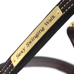 Remarkable Leather Goods Elegant Halter Nameplate - Remarkable Leather Goods - Equiluxe Tack