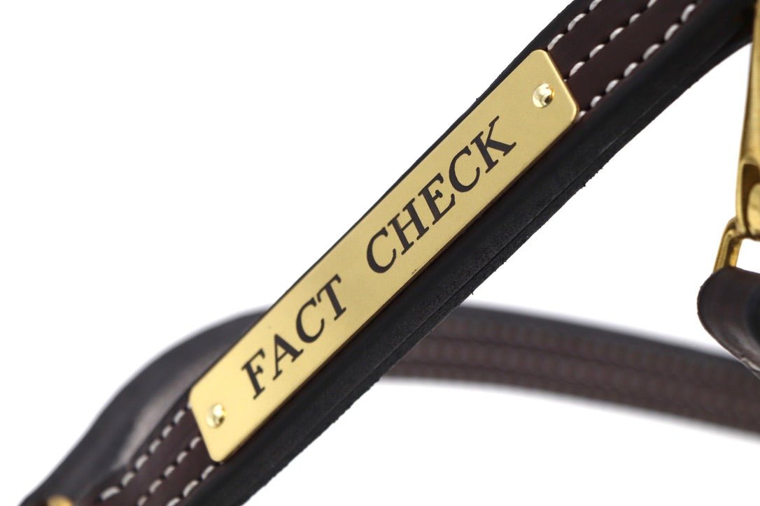 Remarkable Leather Goods Elegant Halter Nameplate - Remarkable Leather Goods - Equiluxe Tack